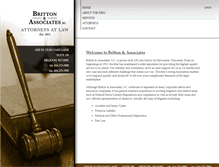 Tablet Screenshot of britton-law.com